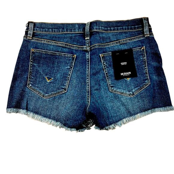 Hudson Jeans Gemma Mid Rise Maternity Denim Shorts Size 29 NWT - Picture 8 of 8